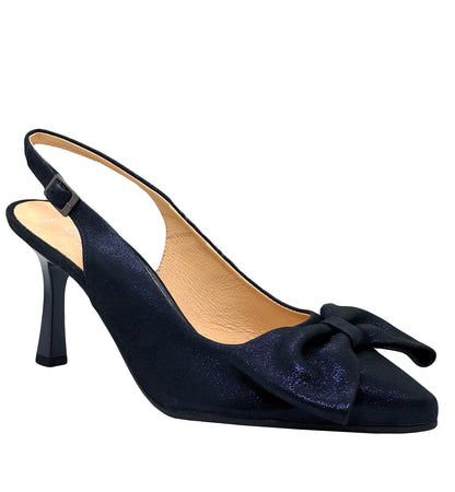 Bioeco Ladies Bow Front Slim Heel Sling Back