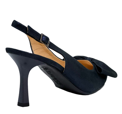 Bioeco Ladies Bow Front Slim Heel Sling Back