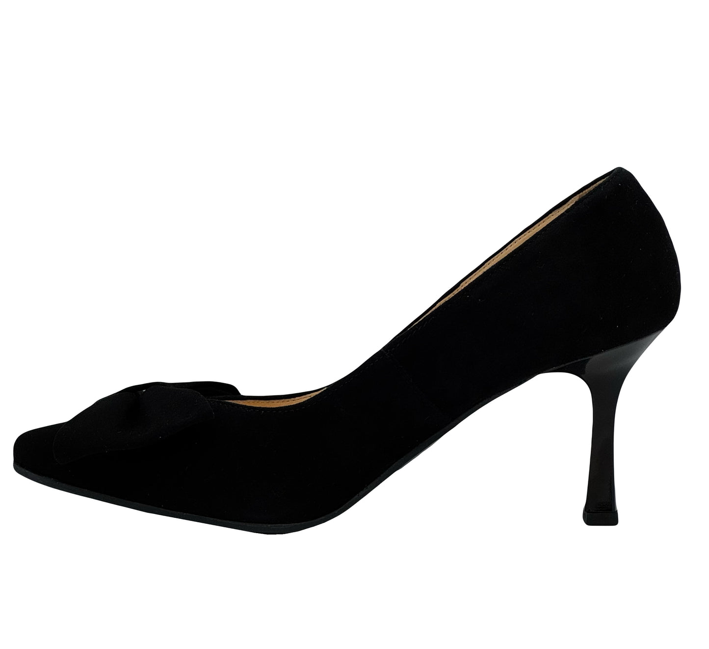 Bioeco Ladies Bow From Slim Heel Court Shoe