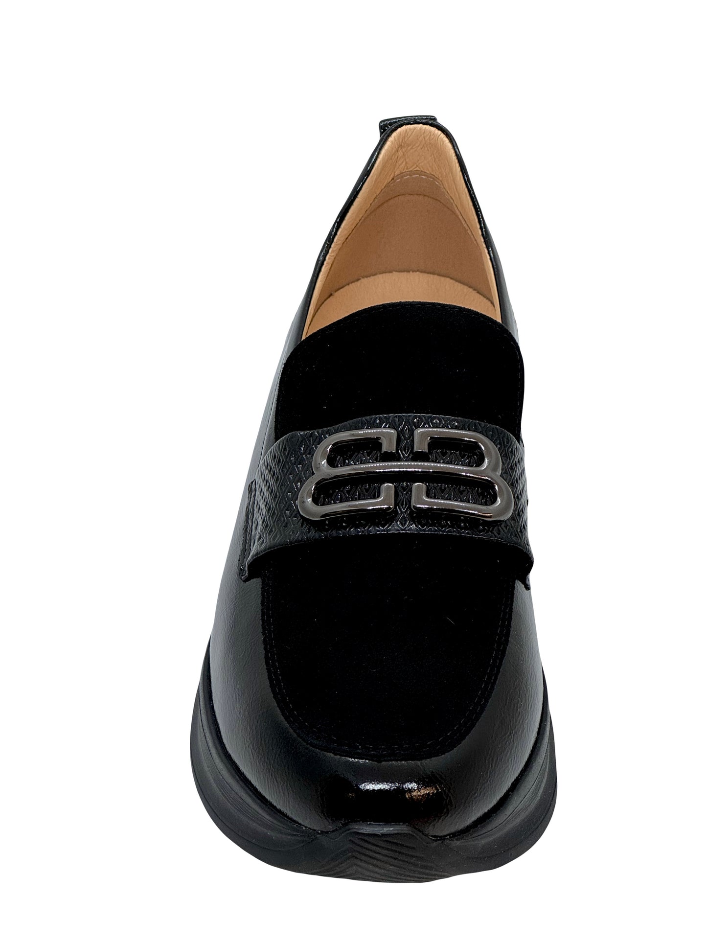 Bioeco Ladies Tab Front Flatform Loafer