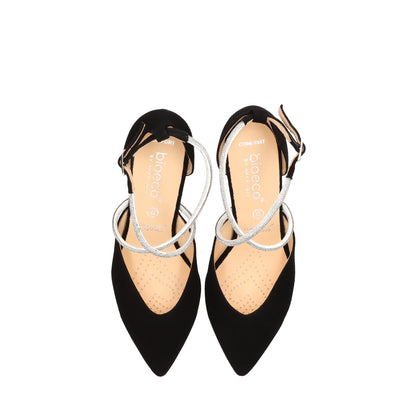 Bioeco Ladies Diamante Strap Slim Court