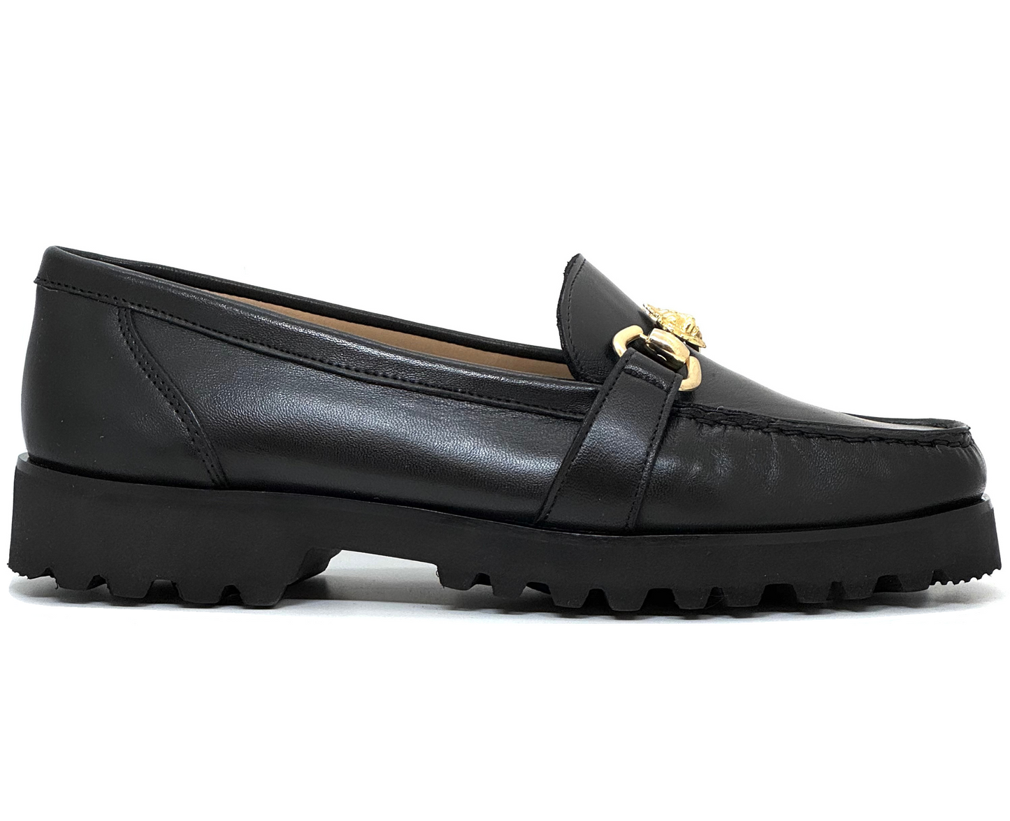 HB Shoes Lions Head Abetone Sole Ladies Loafer