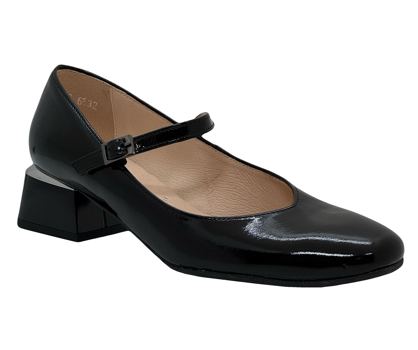 Bioeco Mary Jane Block Heel Shoe
