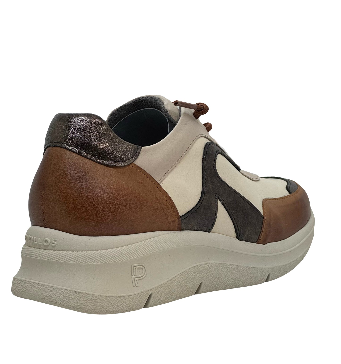 Pitillos Ladies Bungee Tie Wedge Sneaker