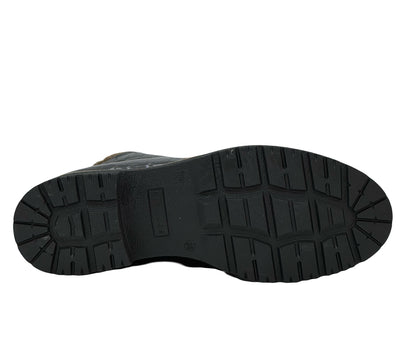 Pitillos Ladies Croco Teddy Lining Lace Up Ankle Boot