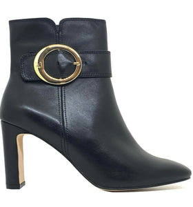 Caprice Ladies Chisel Toe Heeled Ankle Boot