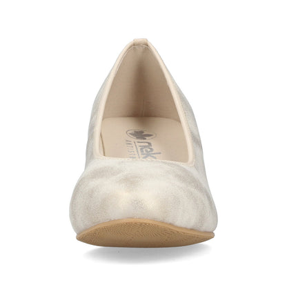 Rieker Ladies Mid Heel Almond Toe Court Shoe