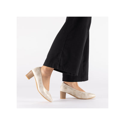 Rieker Ladies Mid Heel Almond Toe Court Shoe