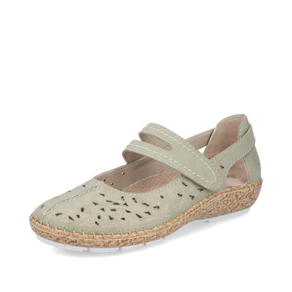 Rieker Ladies Velcro Strap Mary Jane