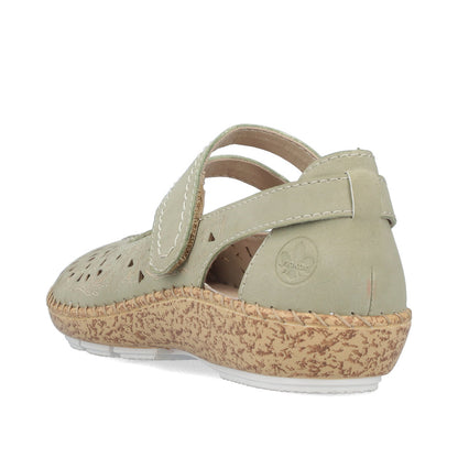 Rieker Ladies Velcro Strap Mary Jane