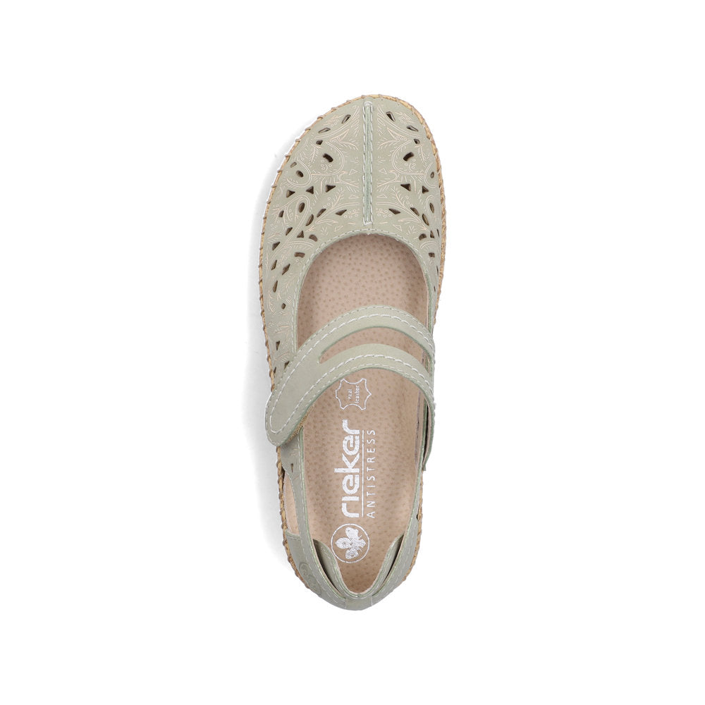 Rieker Ladies Velcro Strap Mary Jane