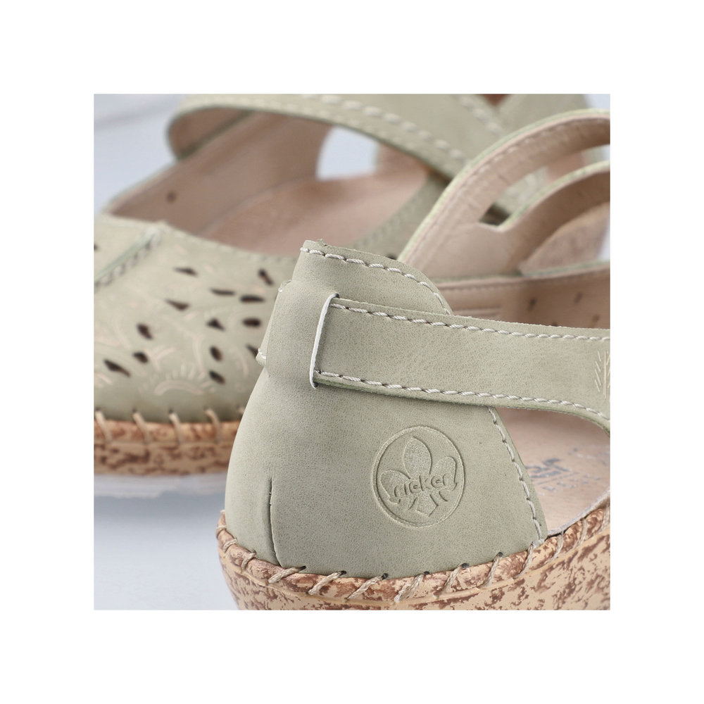Rieker Ladies Velcro Strap Mary Jane