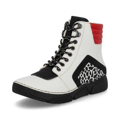 Rieker Angela 45904-60 White Boot
