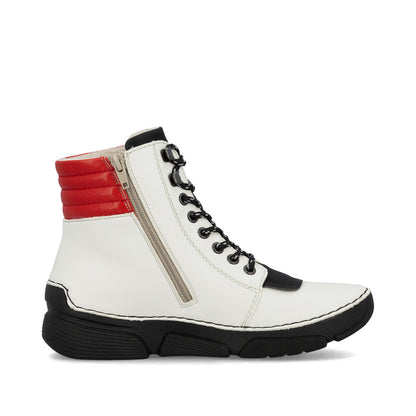 Rieker Angela 45904-60 White Boot