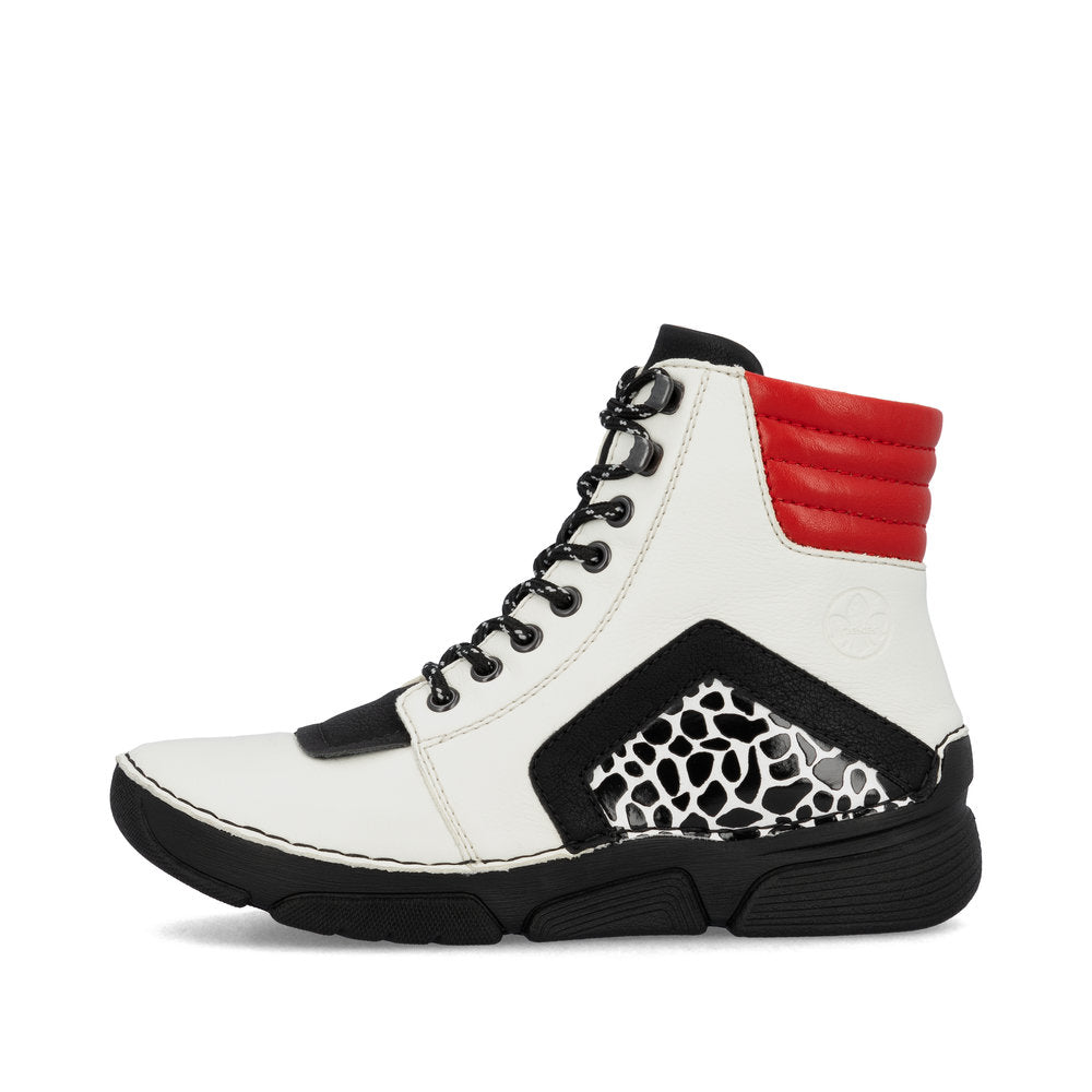 Rieker Angela 45904-60 White Boot
