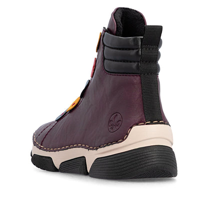 Rieker Angela 45977-30 Purple Boot