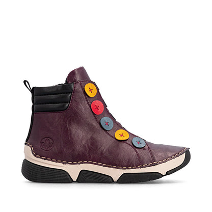Rieker Angela 45977-30 Purple Boot