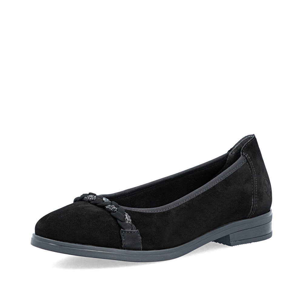 Rieker 46257-00 Black Shoe
