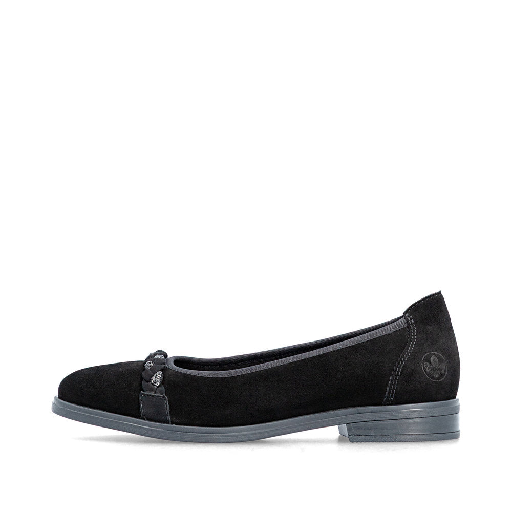 Rieker 46257-00 Black Shoe