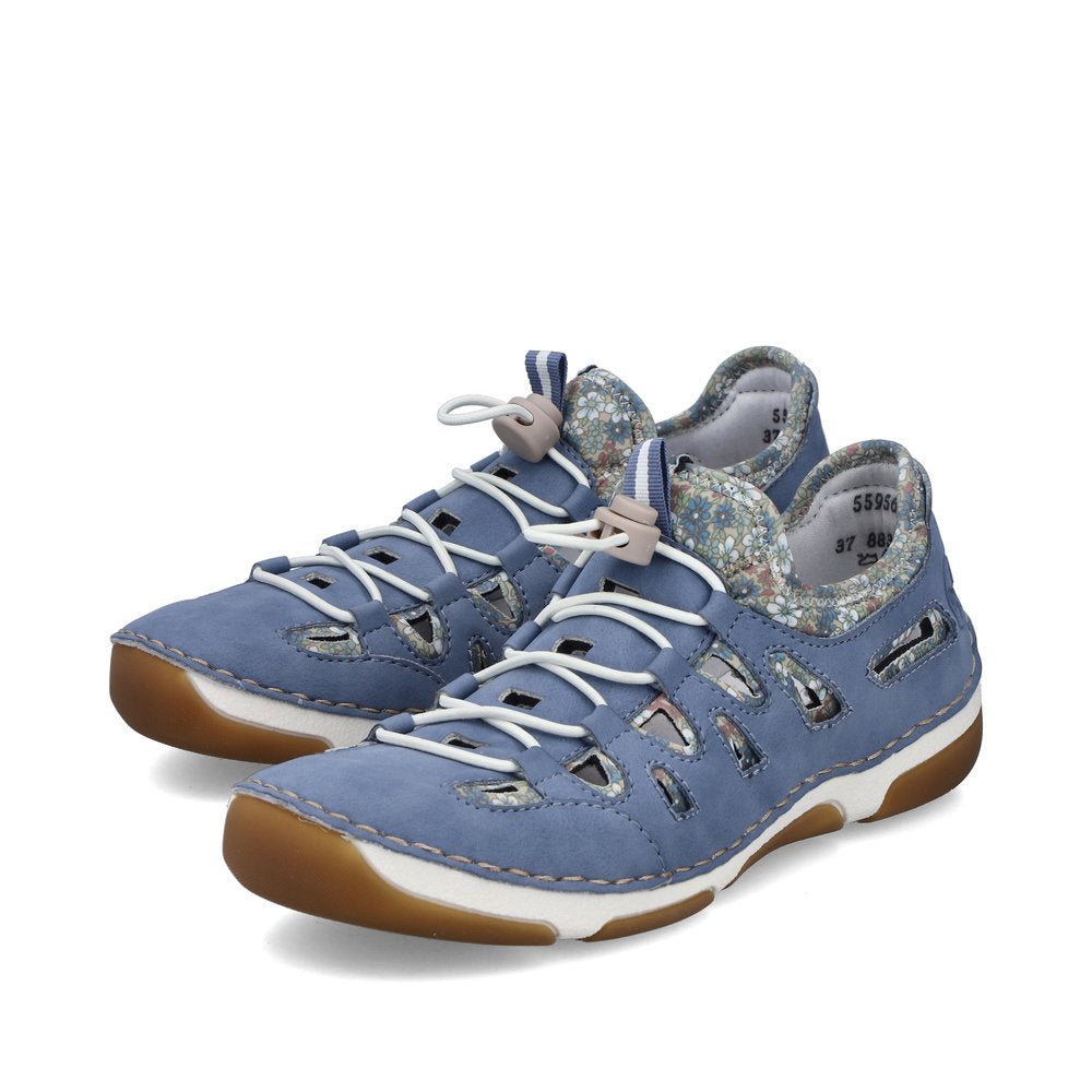 Rieker Angela 55956-10 Blue Shoe