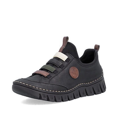 Rieker Angela 57550-00 Black Shoe