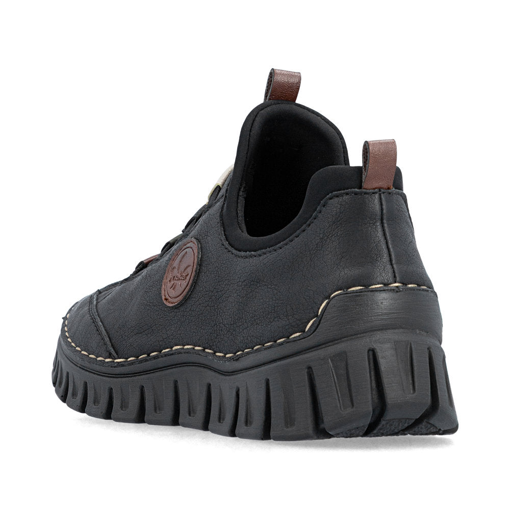 Rieker Angela 57550-00 Black Shoe