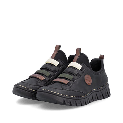 Rieker Angela 57550-00 Black Shoe