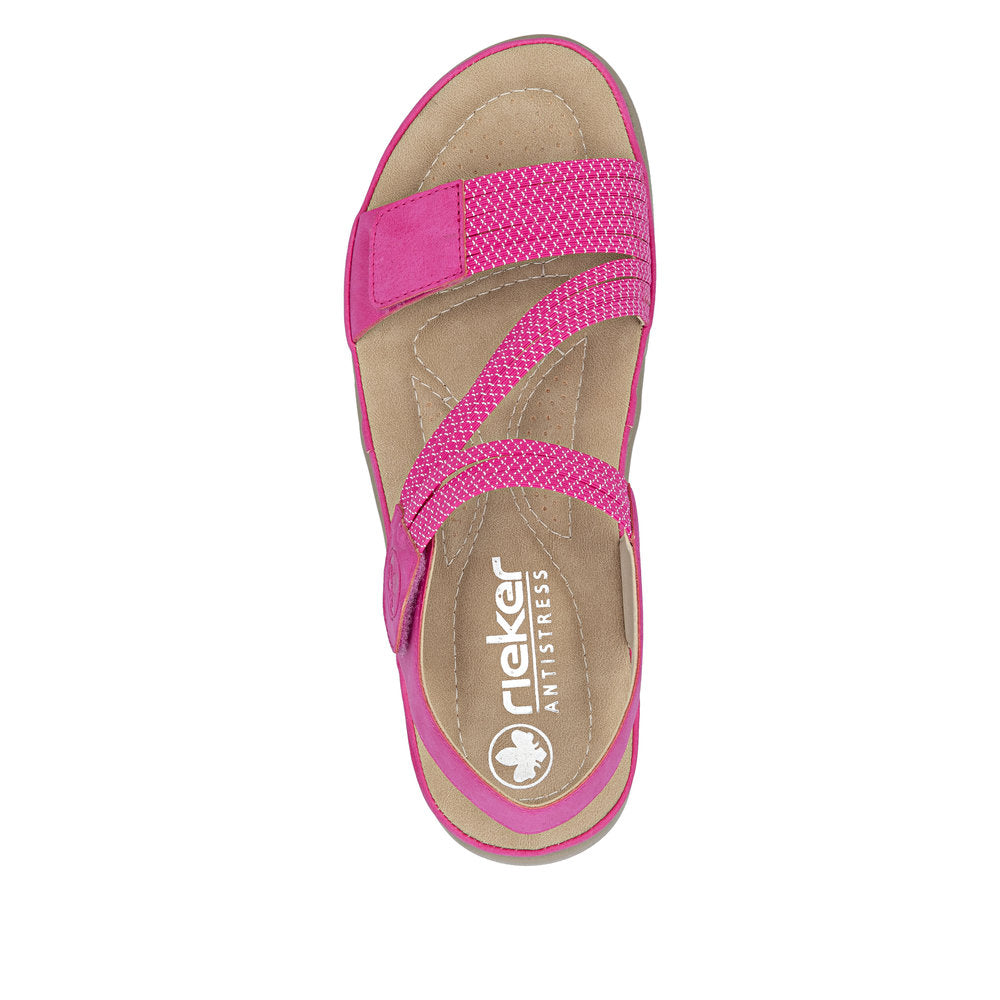 Rieker Ladies Adjustable Strap Flat Sandal