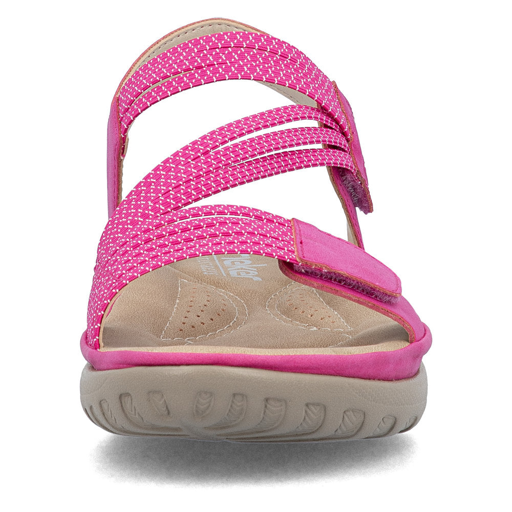 Rieker Ladies Adjustable Strap Flat Sandal