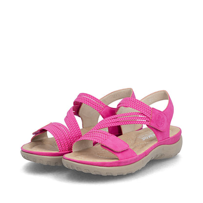 Rieker Ladies Adjustable Strap Flat Sandal