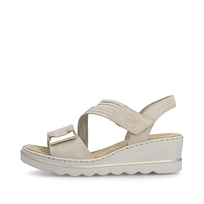 Rieker Rose 67410-62 Beige Sandal