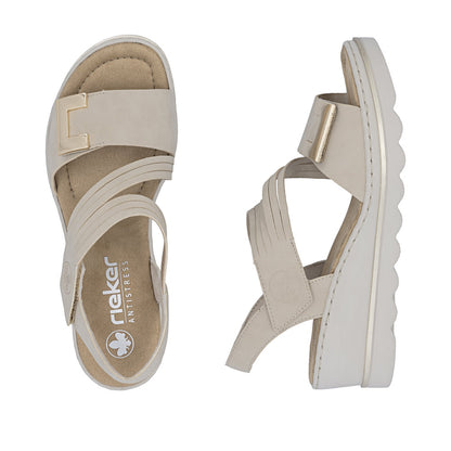 Rieker Rose 67410-62 Beige Sandal