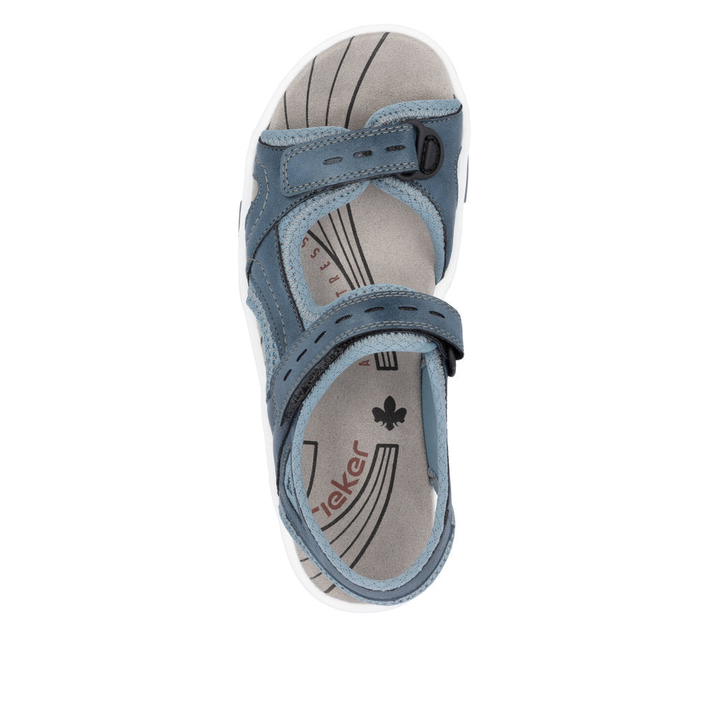 Rieker Ladies Adjustable Velcro Walking Sandal