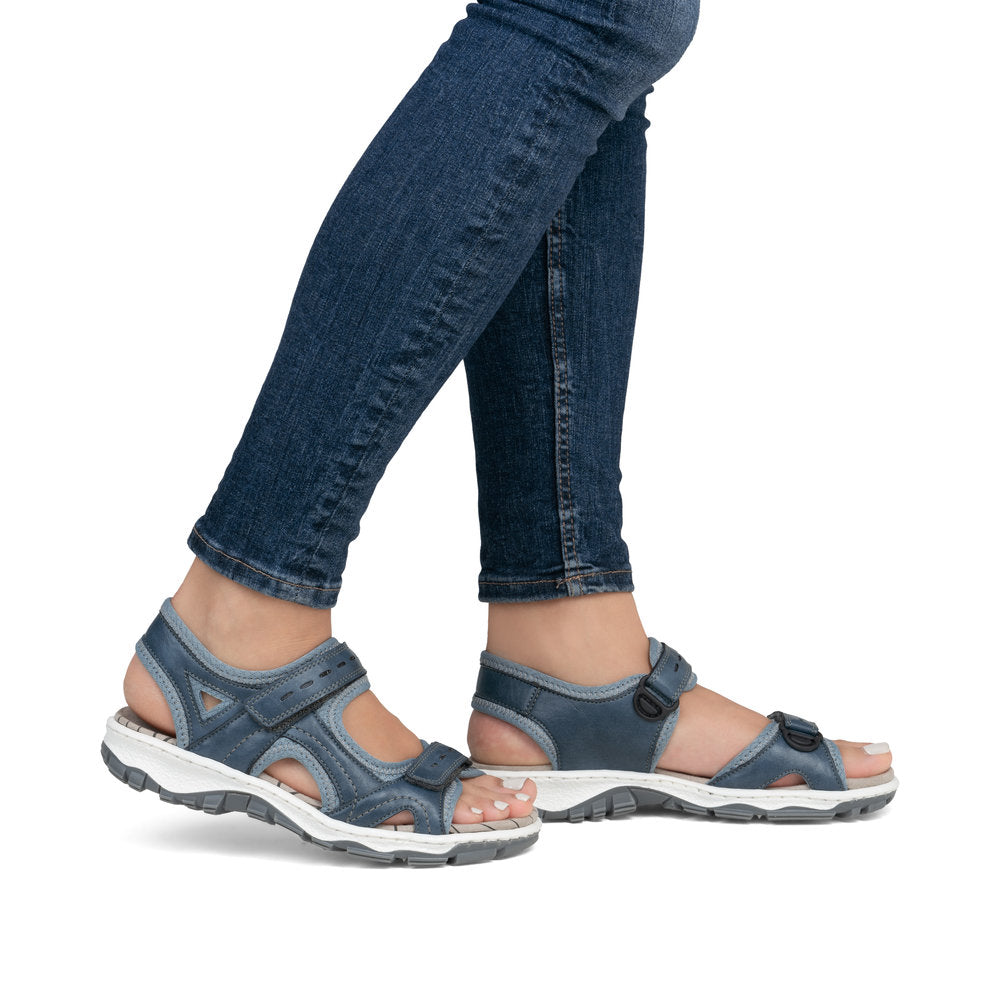 Rieker Ladies Adjustable Velcro Walking Sandal