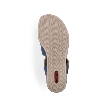 Rieker Rose 69469-14 Blue Sandal