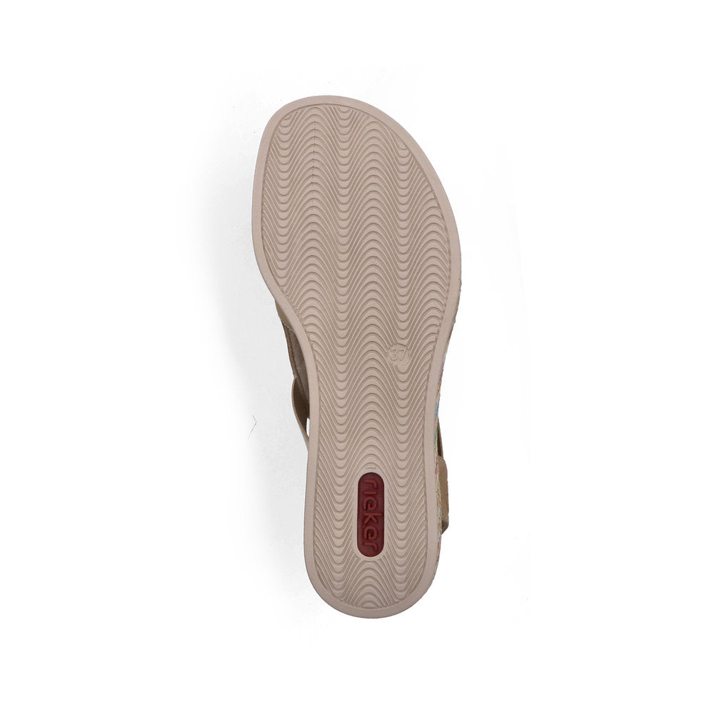 Rieker Rose 69472-60 Beige Sandal