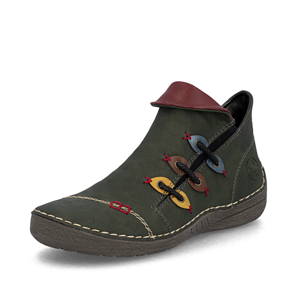 Rieker Angela 72581-54 Green Boot