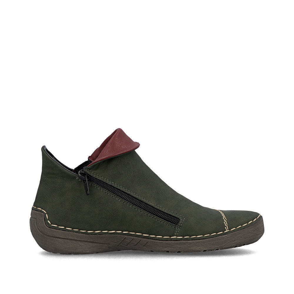 Rieker Angela 72581-54 Green Boot