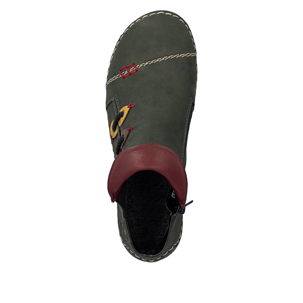 Rieker Angela 72581-54 Green Boot