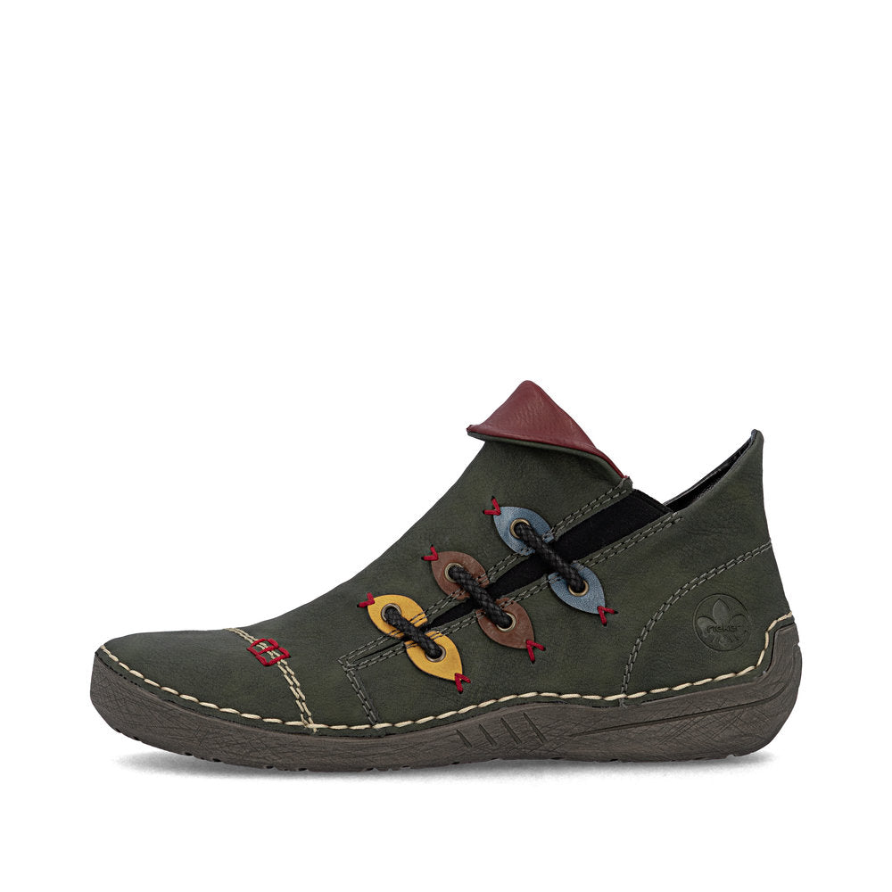 Rieker Angela 72581-54 Green Boot