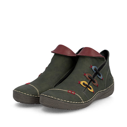 Rieker Angela 72581-54 Green Boot