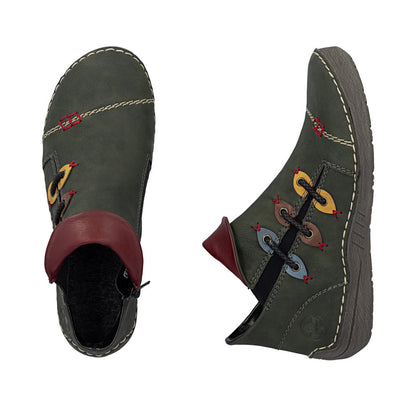 Rieker Angela 72581-54 Green Boot
