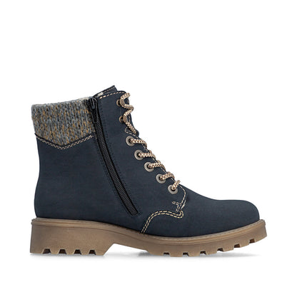 Rieker Sabrina 73220-14 Navy Boot