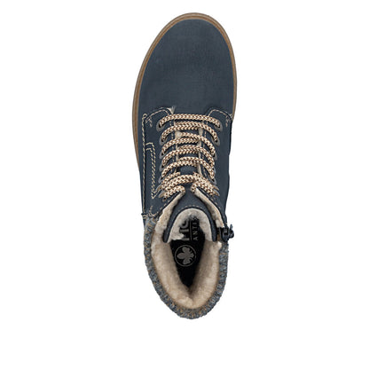 Rieker Sabrina 73220-14 Navy Boot