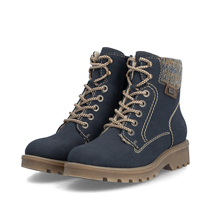 Rieker Sabrina 73220-14 Navy Boot