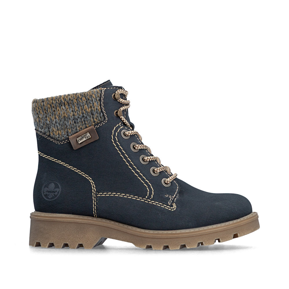 Rieker Sabrina 73220-14 Navy Boot