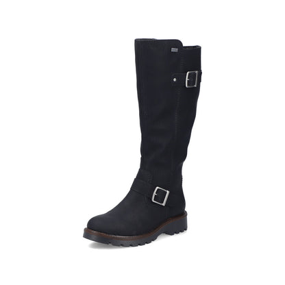 Rieker Sabrina 73292-00 Black Boot