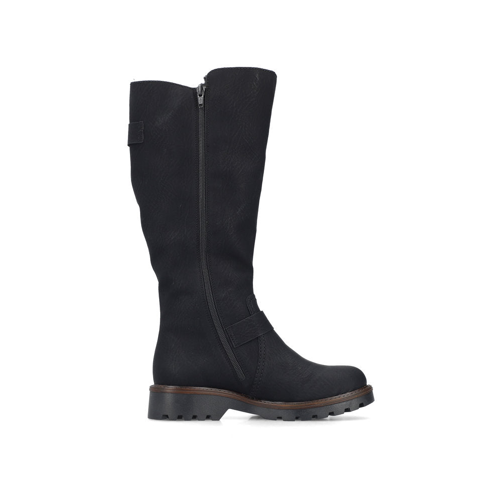 Rieker Sabrina 73292-00 Black Boot