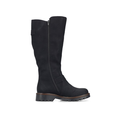 Rieker Sabrina 73292-00 Black Boot