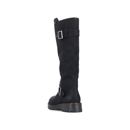 Rieker Sabrina 73292-00 Black Boot